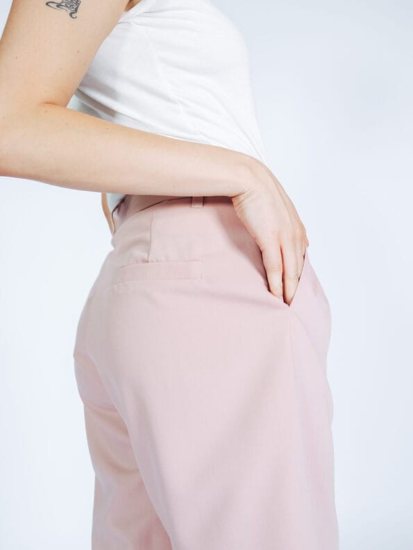 Mademoiselle YéYé Bundfaltenhose Mit Verkürztem Bein Und Bindeband