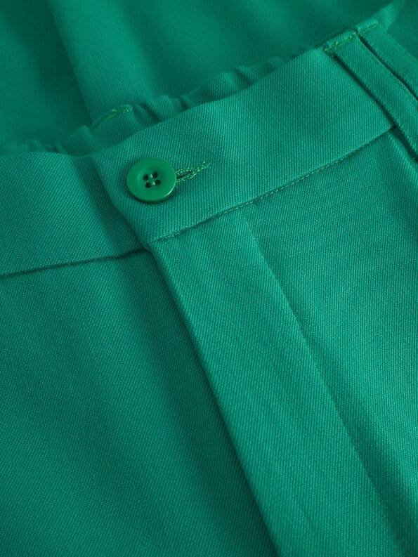 Mademoiselle YéYé Bundfaltenhose Schmal Zulaufend Aus Gabardine