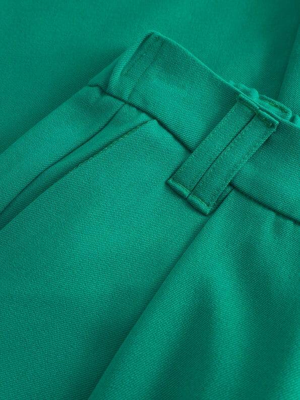 Mademoiselle YéYé Bundfaltenhose schmal zulaufend aus Gabardine