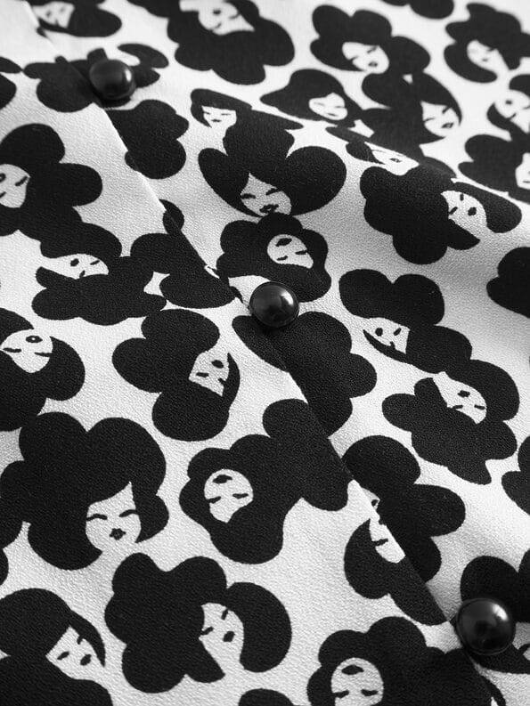 Mademoiselle YéYé Crepe Bluse Mit Ballonärmeln Aus Ecovero By Lenzing