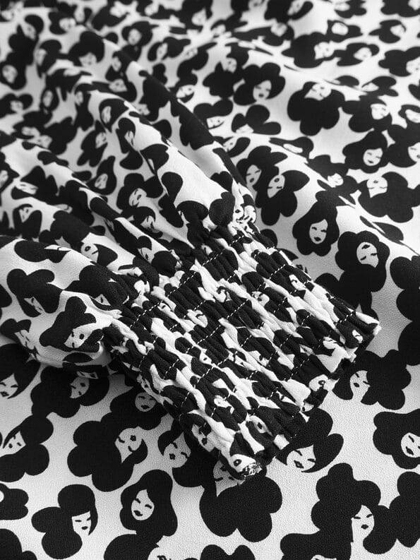 Mademoiselle YéYé Crepe Bluse Mit Ballonärmeln Aus Ecovero By Lenzing