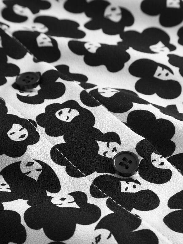 Mademoiselle YéYé Crepe Hemdbluse Mit Langem Kragen Aus Ecovero By Lenzing