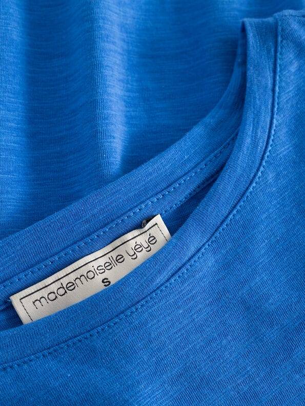 Mademoiselle YéYé Crop Top Mit Stick Aus Bio-Baumwolle