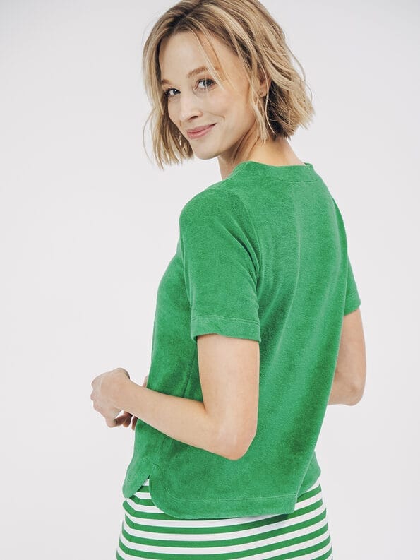 Mademoiselle YéYé Frottee T-Shirt Aus Bio-Baumwolle