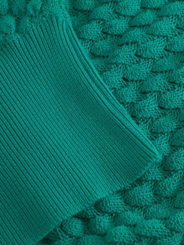 Mademoiselle YéYé Grobstrick Pullover Aus Bio-Baumwolle