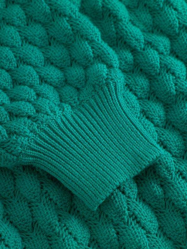 Mademoiselle YéYé Grobstrick Pullover Aus Bio-Baumwolle