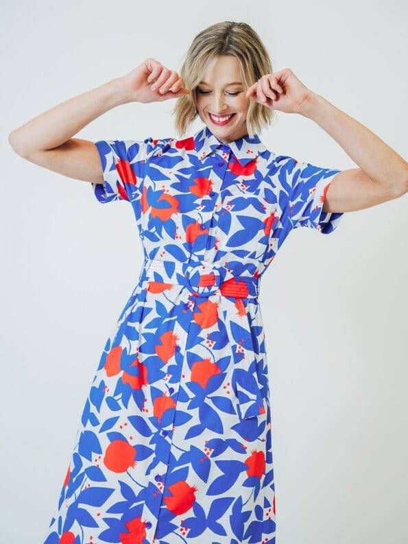 Mademoiselle YéYé Hemdblusenkleid Aus Bio-Baumwolle