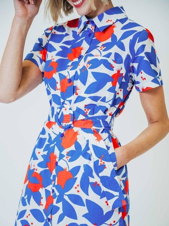 Mademoiselle YéYé Hemdblusenkleid Aus Bio-Baumwolle