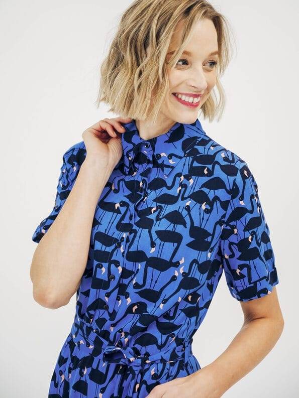 Mademoiselle YéYé Hemdblusenkleid Aus EcoVero By Lenzing