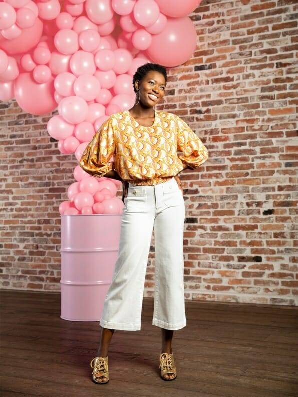 Mademoiselle YéYé Incognito Trip GOTS 7/8 Jeanshose