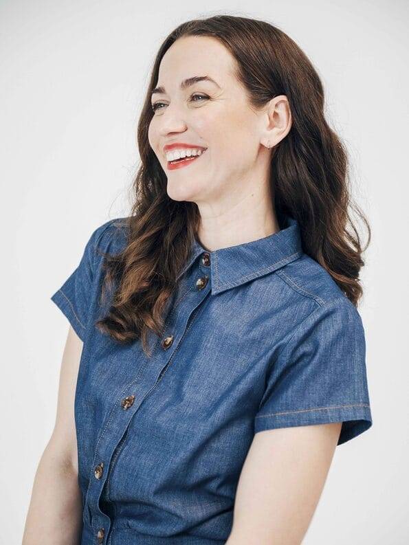 Mademoiselle YéYé Jeans Hemdbluse Aus Bio-Baumwolle