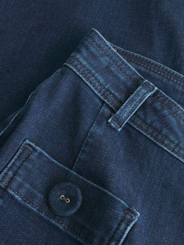 Mademoiselle YéYé Jeans Hose Mit Aufgesetzten Taschen Aus Bio-Baumwolle