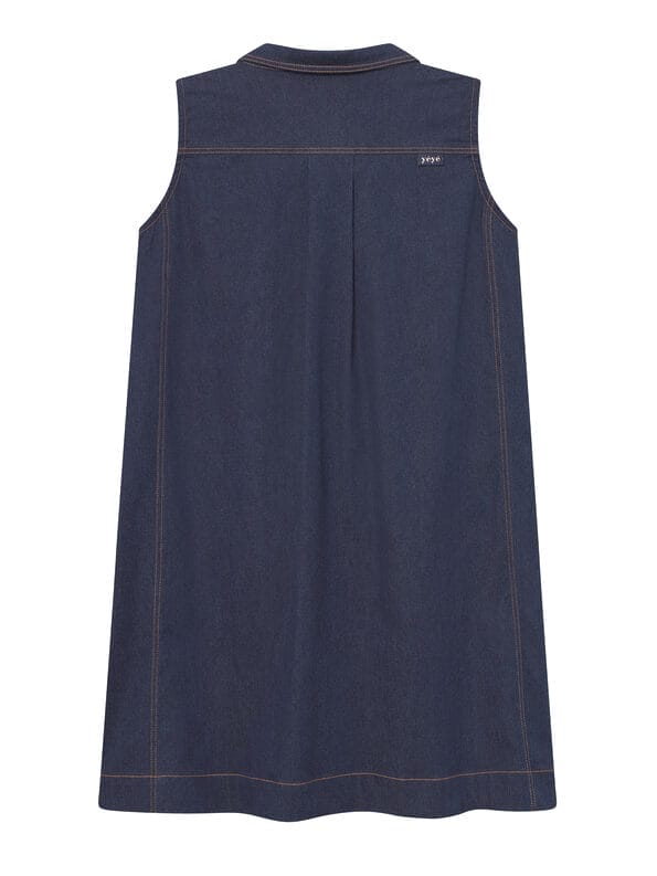 Mademoiselle YéYé Jeans Pinafore-Kleid Mit Reißverschluss Aus Bio-Baumwolle