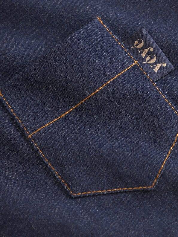 Mademoiselle YéYé Jeans Weste Mit Aufgesetzter Tasche Aus Bio-Baumwolle