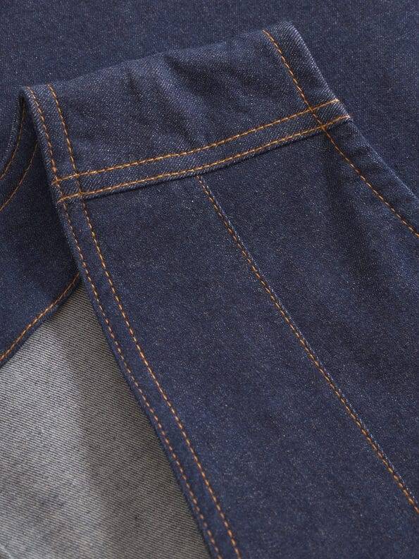 Mademoiselle YéYé Jeans Weste Mit Aufgesetzter Tasche Aus Bio-Baumwolle