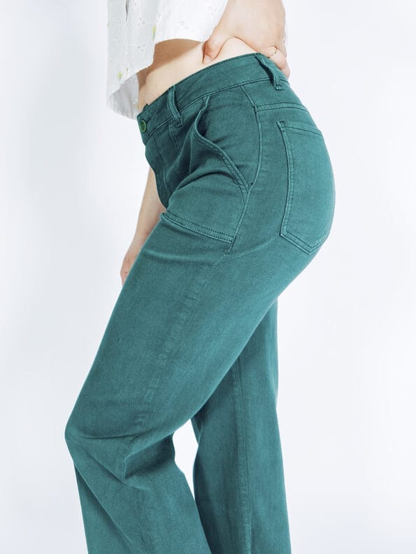 Mademoiselle YéYé Jeanshose Mit Verkürztem Bein Aus Bio-Baumwolle