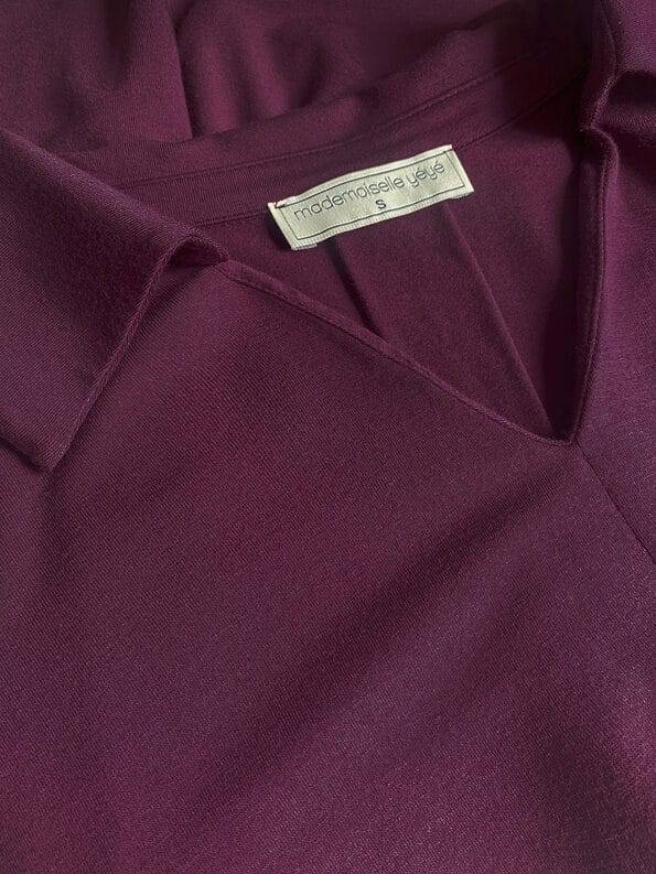 Mademoiselle YéYé Jersey Bluse Mit Kellerfalte Aus Ecovero By Lenzing