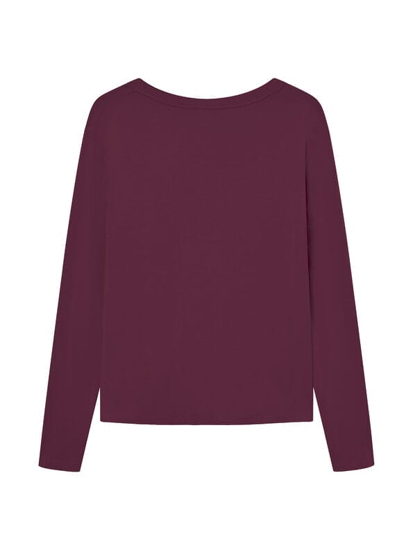 Mademoiselle YéYé Jersey Longsleeve Mit V-Ausschnitt Aus Ecovero By Lenzing