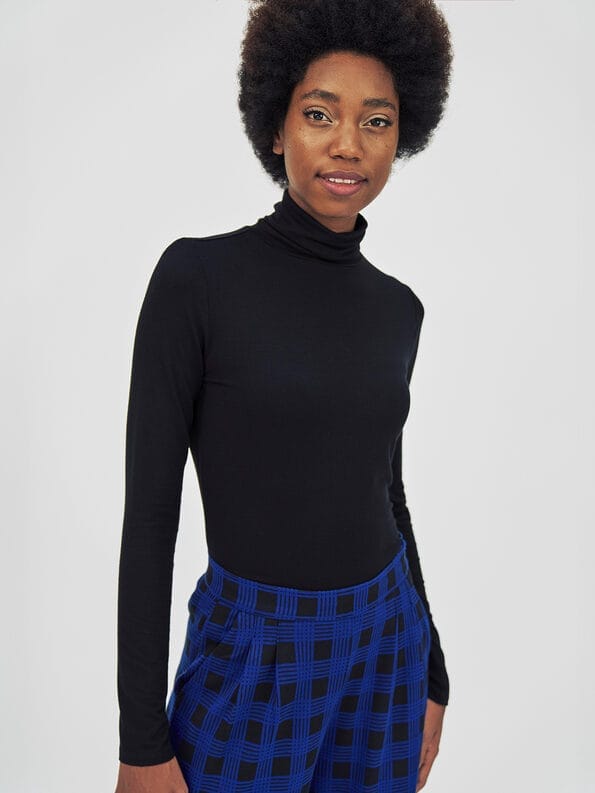 Mademoiselle YéYé Jersey Rollkragen Aus Ecovero By Lenzing