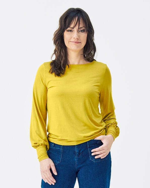 Mademoiselle YéYé Jersey Top Mit Ballonärmeln Aus Ecovero By Lenzing