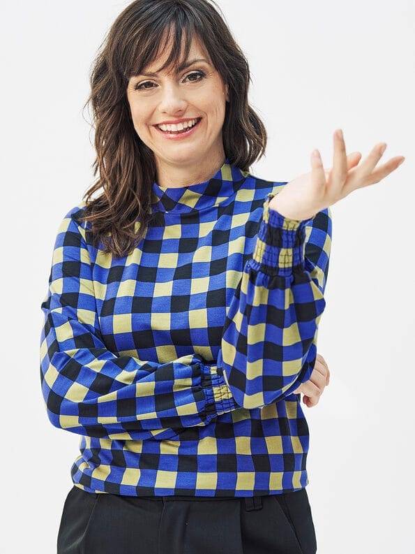 Mademoiselle YéYé Jersey Top Mit Smok Aus Ecovero By Lenzing