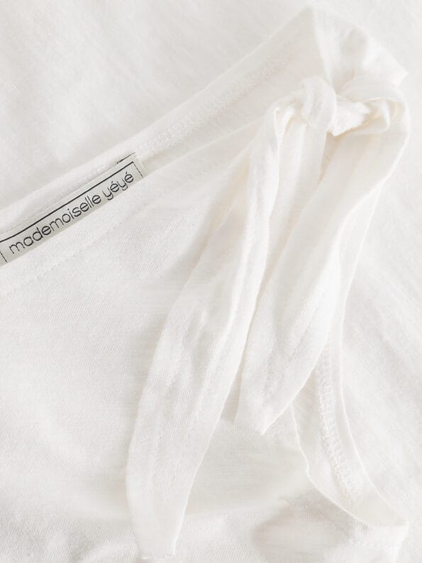 Mademoiselle YéYé Jersey Trägertop Zum Knoten Aus Bio-Baumwolle