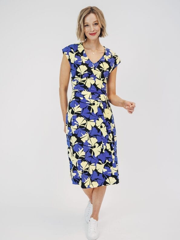 Mademoiselle YéYé Jerseykleid Mit V-Ausschnitt Aus EcoVero By Lenzing