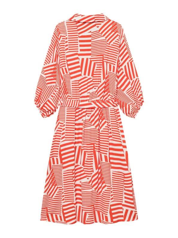 Mademoiselle YéYé Kleid Mit V-Ausschnitt Aus EcoVero By Lenzing