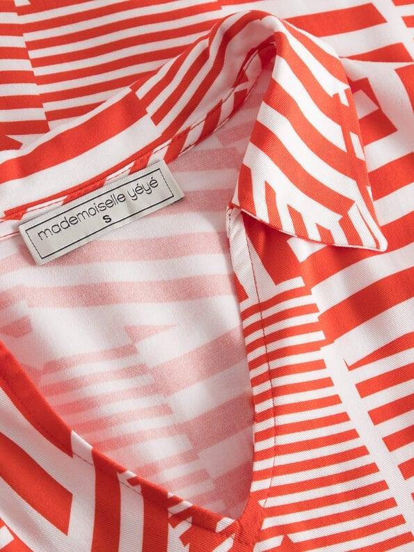 Mademoiselle YéYé Kleid Mit V-Ausschnitt Aus EcoVero By Lenzing