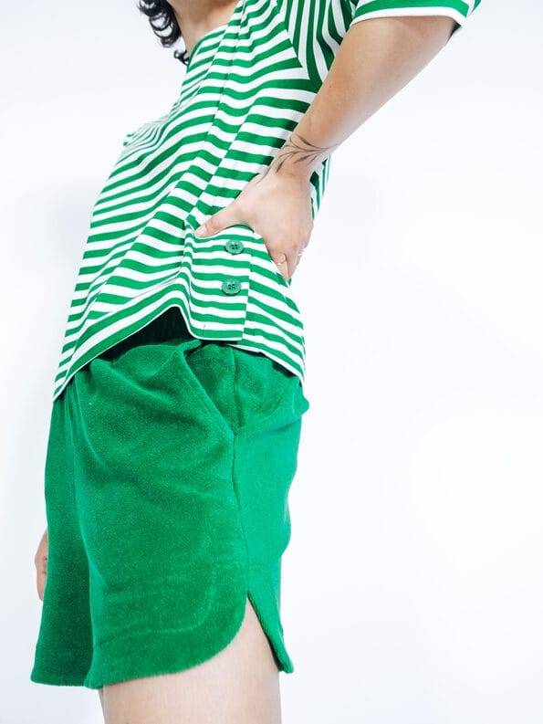 Mademoiselle YéYé Frottee Short Aus Bio-Baumwolle