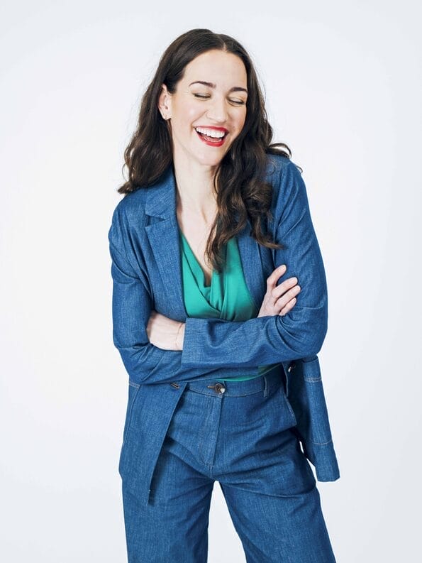 Mademoiselle YéYé Jeansblazer Aus Bio-Baumwolle