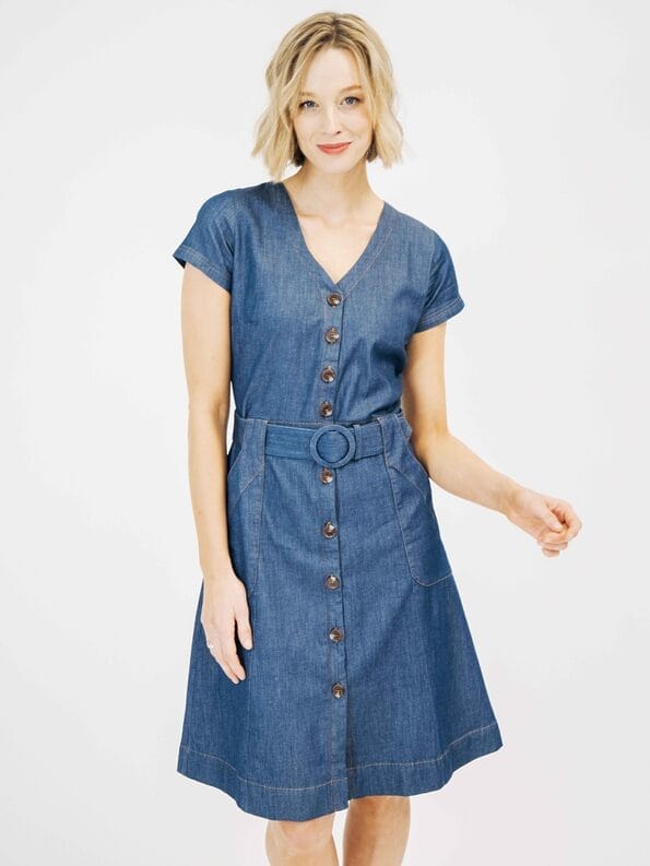 Mademoiselle YéYé Jeanskleid Aus Bio-Baumwolle