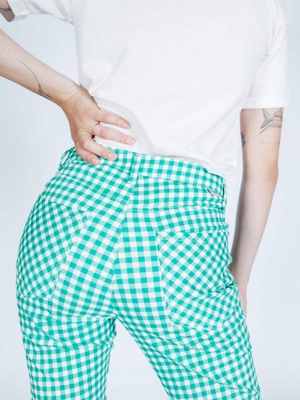 Mademoiselle YéYé Kickflare Hose Aus Baumwolle