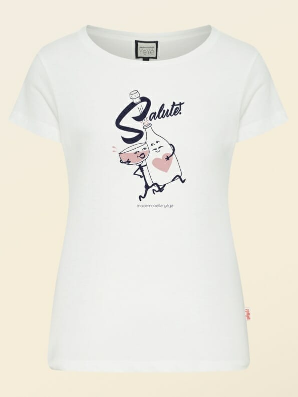 Mademoiselle YéYé Salute! GOTS T-Shirt