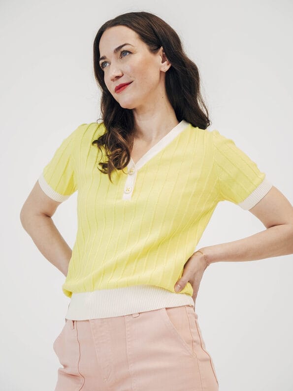 Mademoiselle YéYé Stricktop Aus Bio-Baumwolle