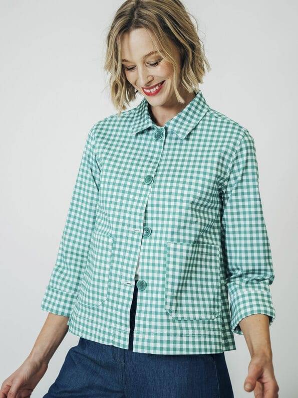 Mademoiselle YéYé Verkürzte Jacke Aus Baumwolle