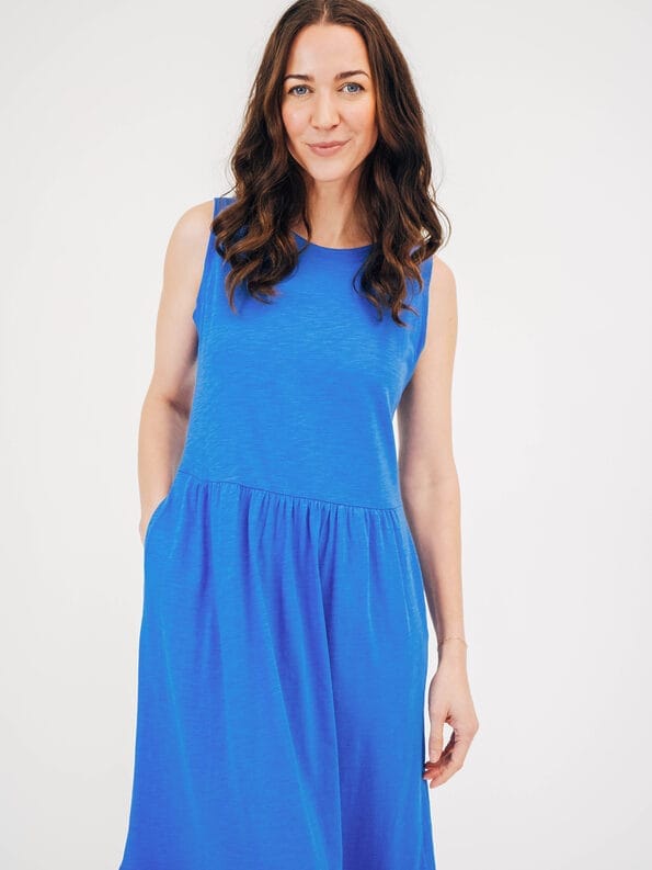 Mademoiselle YéYé Midikleid Mit Rückenausschnitt Aus Bio-Baumwolle