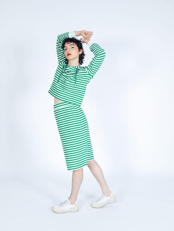 Mademoiselle YéYé Schmaler Jerseyrock Aus Bio-Baumwolle