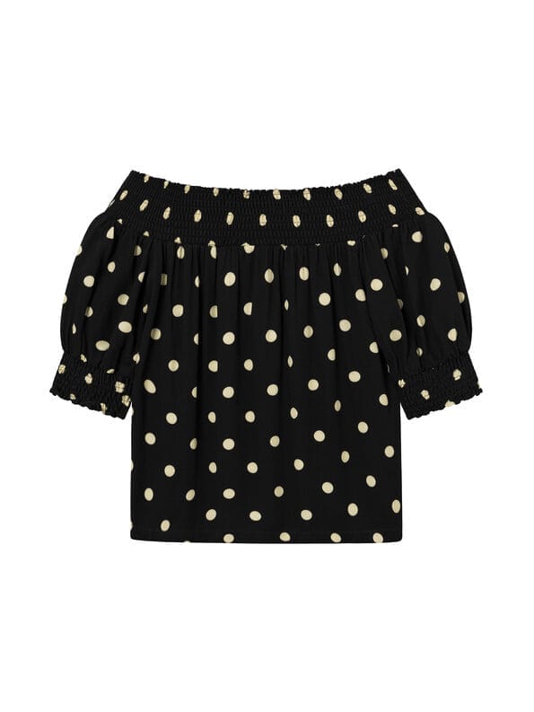 Mademoiselle YéYé Schulterfreie Bluse Aus EcoVero By Lenzing