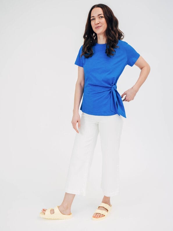 Mademoiselle YéYé Shirt Mit Knotendetail Aus Bio-Baumwolle