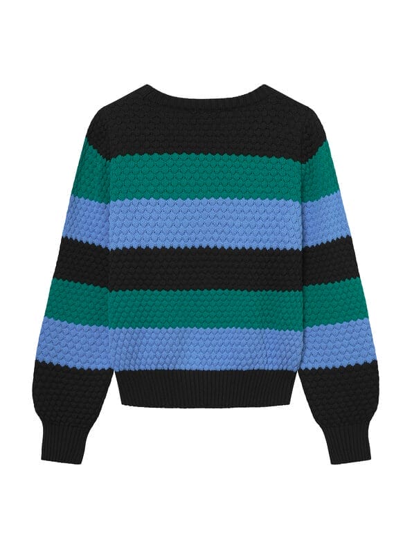 Mademoiselle YéYé Strick Pullover Mit Bubble-Muster Aus Bio-Baumwolle