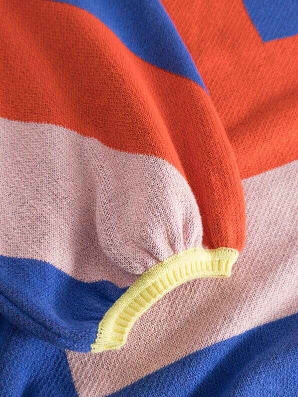 Mademoiselle YéYé Strickpullover Mit Ballonärmeln Aus Bio-Baumwolle