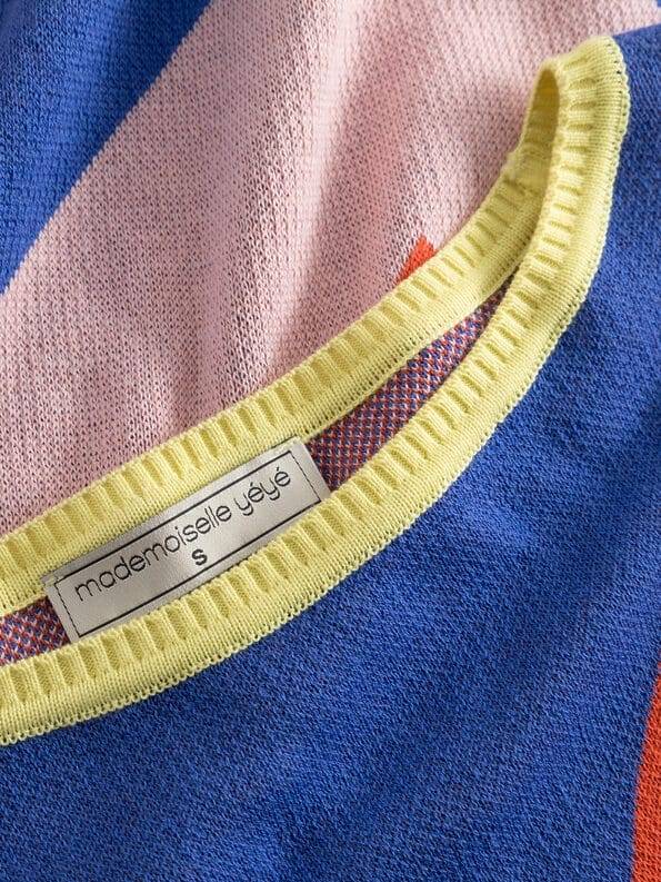 Mademoiselle YéYé Strickpullover Mit Ballonärmeln Aus Bio-Baumwolle