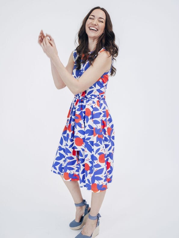 Mademoiselle YéYé Tailliertes Kleid Aus Bio-Baumwolle