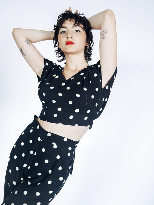 Mademoiselle YéYé Verkürztes Top Mit Rückenausschnitt Aus EcoVero By Lenzing