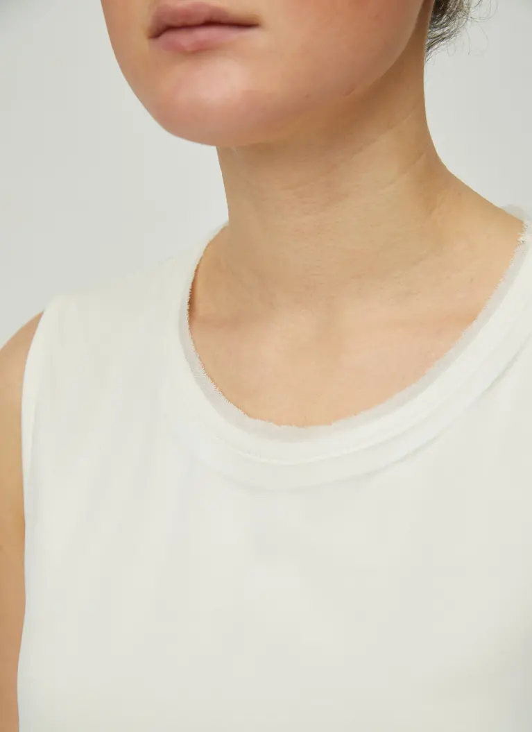 Maerz Muenchen Ärmelloses ShirtBaumwoll-Modal-MischungArt. Nr. 125500-505