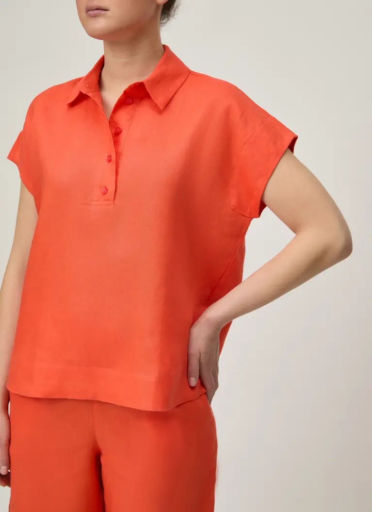 Maerz Muenchen Kurzarmbluse100% LeinenArt. Nr. 136500-679