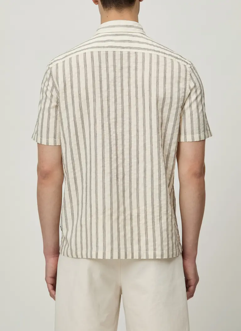 Maerz Muenchen KurzarmhemdBaumwoll-Leinen MischungArt. Nr. 743301-502