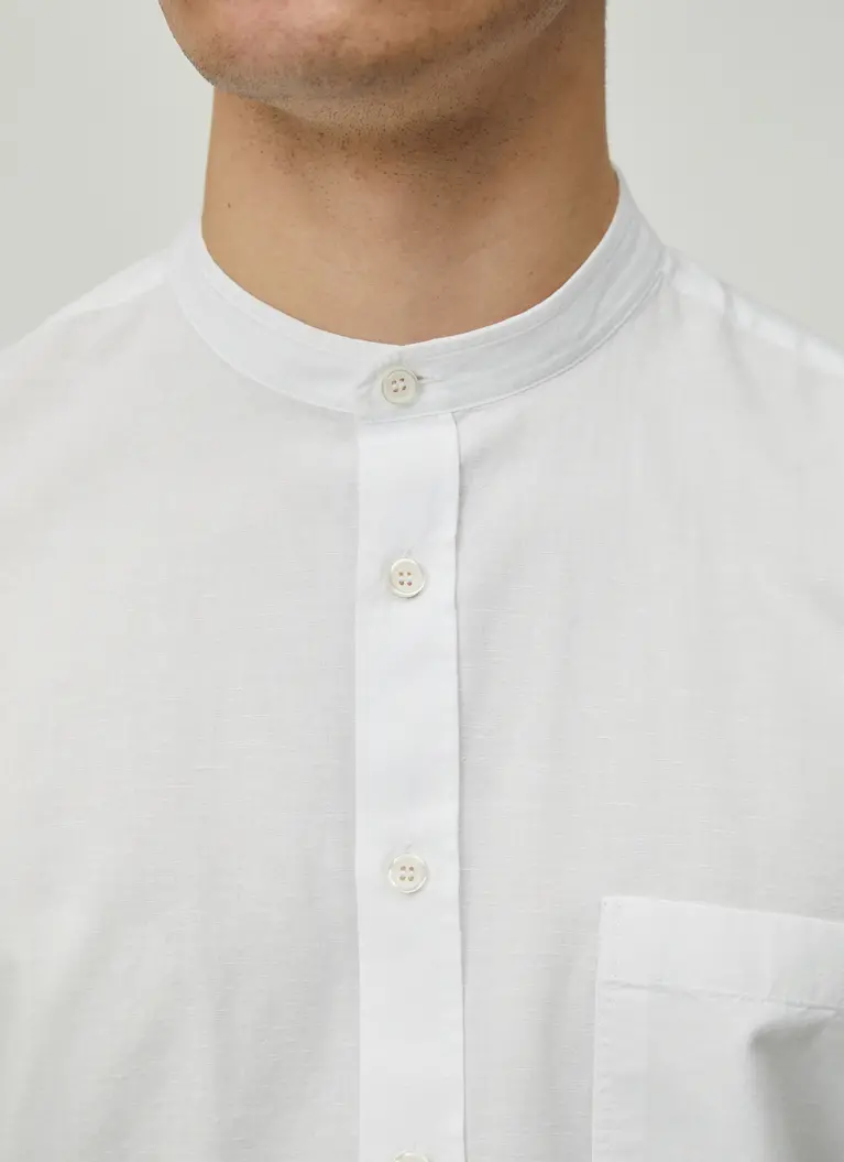 Maerz Muenchen KurzarmhemdBaumwoll-LeinenmischungArt. Nr. 726400-501