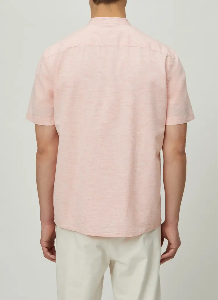 Maerz Muenchen KurzarmhemdBaumwoll-LeinenmischungArt. Nr. 726400-678